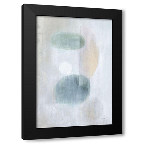 Obscurity I Black Modern Wood Framed Art Print with Double Matting by Nai, Danhui