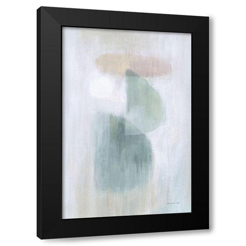 Obscurity II Black Modern Wood Framed Art Print with Double Matting by Nai, Danhui