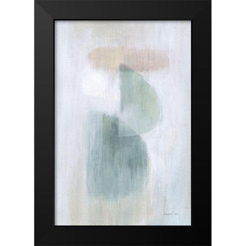Obscurity II Black Modern Wood Framed Art Print by Nai, Danhui
