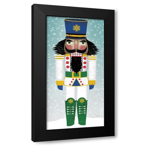 Joyful Nutcracker IV Black Modern Wood Framed Art Print with Double Matting by Fowler, Ryan