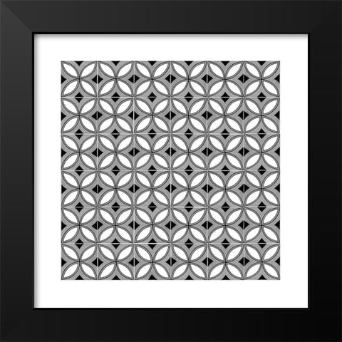 Talavera III Black Modern Wood Framed Art Print by Green, Nancy