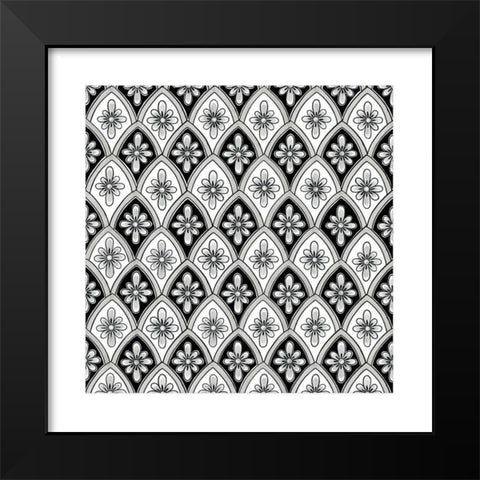 Talavera VI Black Modern Wood Framed Art Print by Green, Nancy
