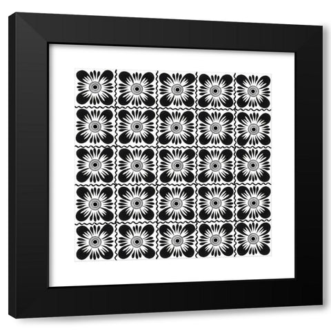 Talavera VII Black Modern Wood Framed Art Print by Green, Nancy