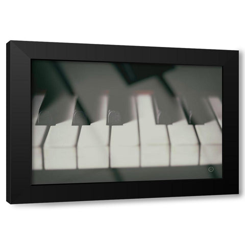 Piano Lounge III Black Modern Wood Framed Art Print by Larson, Nathan
