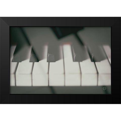 Piano Lounge III Black Modern Wood Framed Art Print by Larson, Nathan