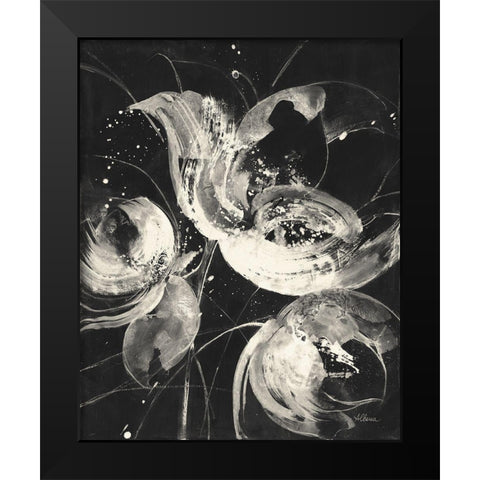 Bold II Dark Vertical Black Modern Wood Framed Art Print by Hristova, Albena