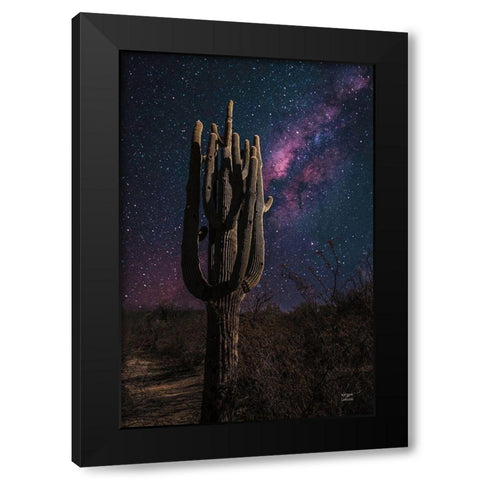 Desert Nights Black Modern Wood Framed Art Print by Larson, Nathan