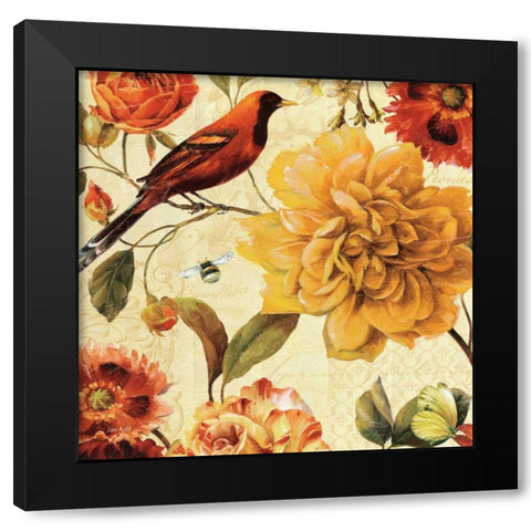 Rainbow Garden Spice II Black Modern Wood Framed Art Print with Double Matting by Audit, Lisa