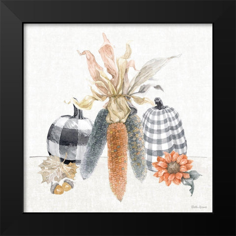 Harvest Classics X Black Modern Wood Framed Art Print by Grove, Beth