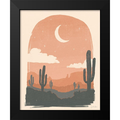 Desert II Black Modern Wood Framed Art Print by Penner, Janelle