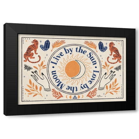 Spooky Symbols VI Light Black Modern Wood Framed Art Print by Penner, Janelle