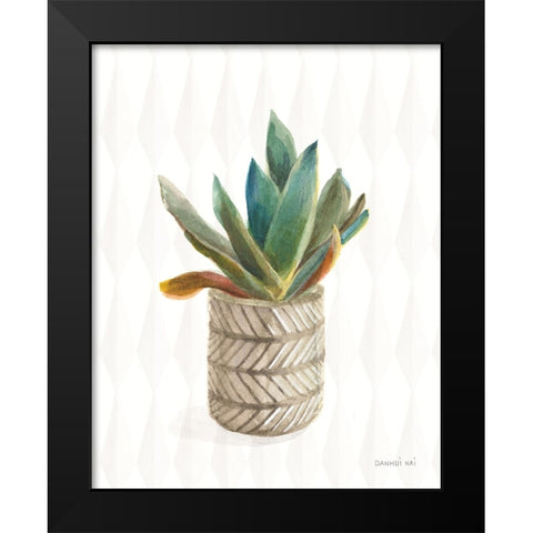 Desert Greenhouse XIII Subtle Black Modern Wood Framed Art Print by Nai, Danhui