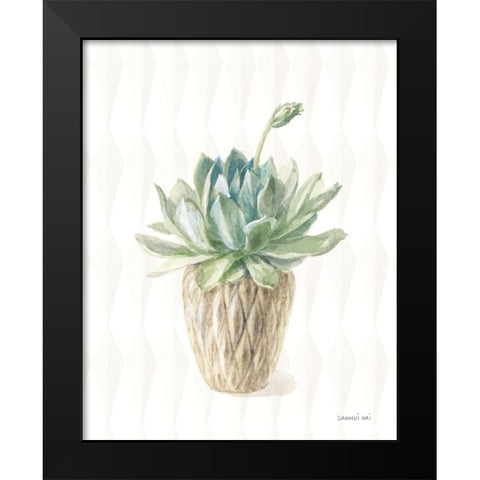 Desert Greenhouse XV Black Modern Wood Framed Art Print by Nai, Danhui