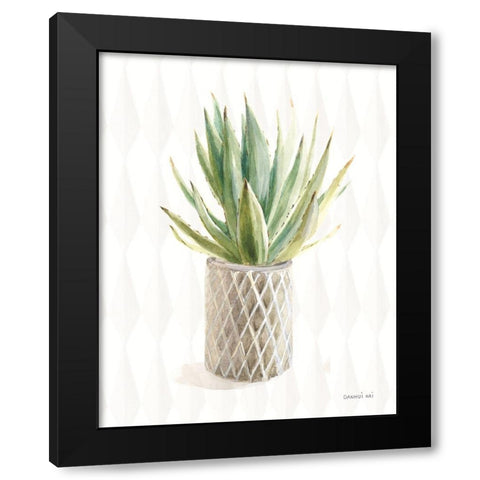 Desert Greenhouse XIX Black Modern Wood Framed Art Print by Nai, Danhui