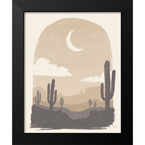 Desert II Neutral Black Modern Wood Framed Art Print by Penner, Janelle