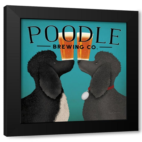 Double Poodle Brewing Black Modern Wood Framed Art Print with Double Matting by Fowler, Ryan