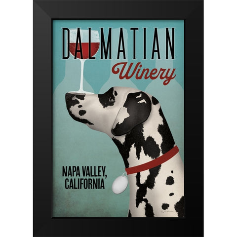 Dalmation Winery Black Modern Wood Framed Art Print by Fowler, Ryan