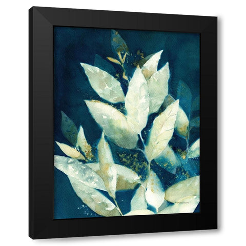 Shower of Gold II Black Modern Wood Framed Art Print with Double Matting by Ferguson, Kathy