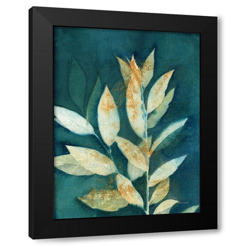 Shower of Gold III Black Modern Wood Framed Art Print by Ferguson, Kathy