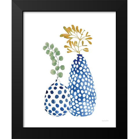 Modern Nature I Black Modern Wood Framed Art Print by Charro, Mercedes Lopez