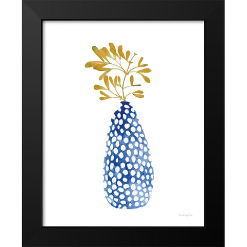 Modern Nature II Black Modern Wood Framed Art Print by Charro, Mercedes Lopez