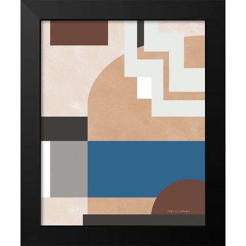 Soft Modern I Gray Black Modern Wood Framed Art Print by Gallagher, Megan