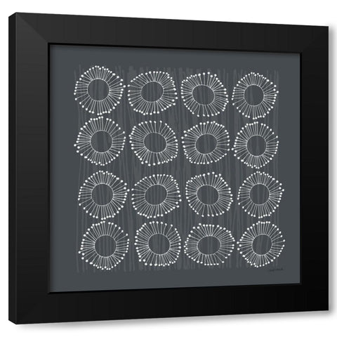Main Street Twirled Gray Black Modern Wood Framed Art Print by Warrick, Cheryl