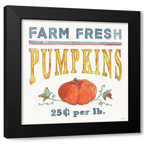 Fall Flair IV Black Modern Wood Framed Art Print by Tavoletti, Anne