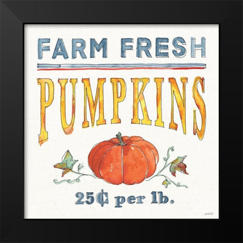 Fall Flair IV Black Modern Wood Framed Art Print by Tavoletti, Anne