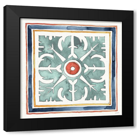 Fall Flair IX Black Modern Wood Framed Art Print with Double Matting by Tavoletti, Anne