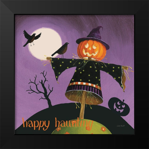 Happy Haunting V Black Modern Wood Framed Art Print by Audit, Lisa
