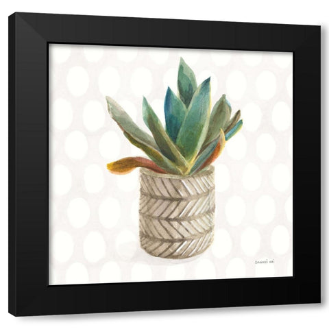 Desert Greenhouse XIII Sq Black Modern Wood Framed Art Print with Double Matting by Nai, Danhui