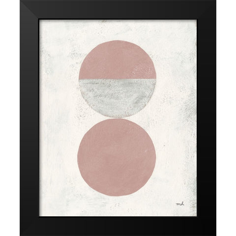 Colorful Orbs I Black Modern Wood Framed Art Print by Hershey, Moira