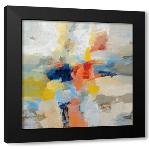 Island Fiesta Black Modern Wood Framed Art Print with Double Matting by Vassileva, Silvia