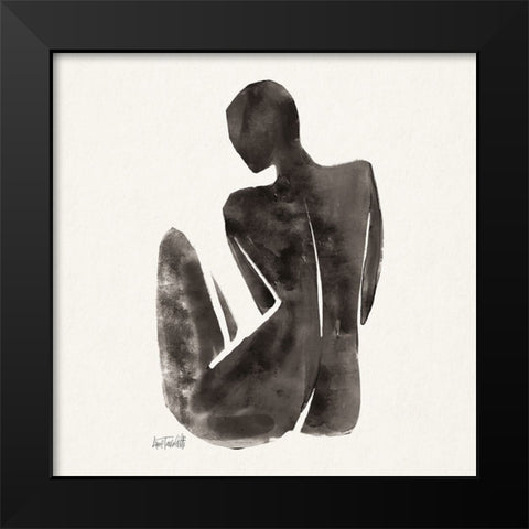 Neutral Nudes II Sq Black Modern Wood Framed Art Print by Tavoletti, Anne