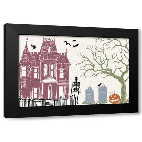 Haunted I Color Black Modern Wood Framed Art Print with Double Matting by Tavoletti, Anne