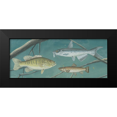 Fresh Catch III Black Modern Wood Framed Art Print by Wiens, James