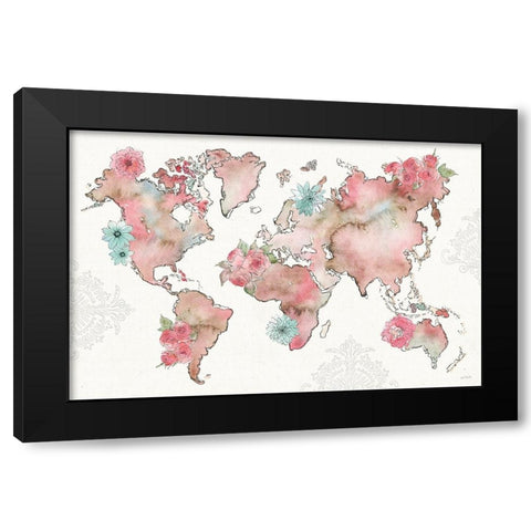 Vintage Travel I Black Modern Wood Framed Art Print by Tavoletti, Anne