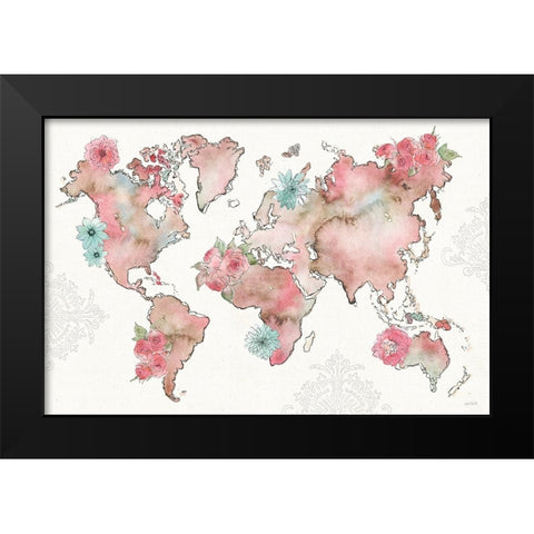 Vintage Travel I Black Modern Wood Framed Art Print by Tavoletti, Anne