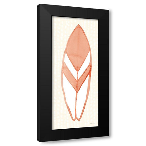Laguna Surfboards II Black Modern Wood Framed Art Print by Charro, Mercedes Lopez