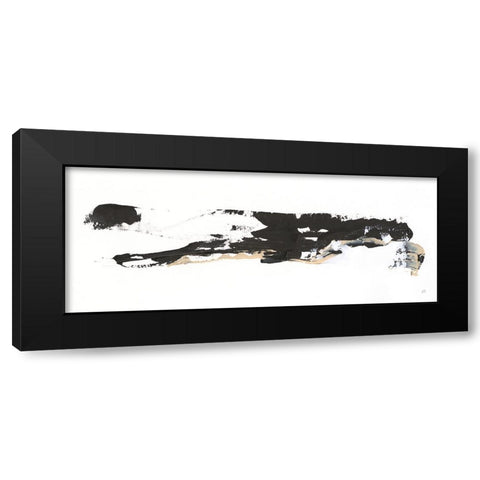 Scraping By II Black Modern Wood Framed Art Print by Paschke, Chris