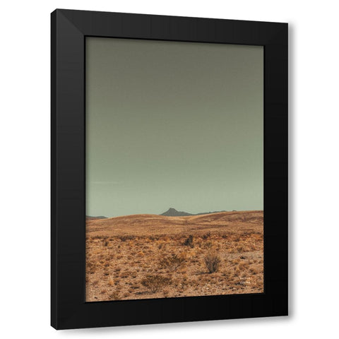 Welcome III Black Modern Wood Framed Art Print with Double Matting by Larson, Nathan