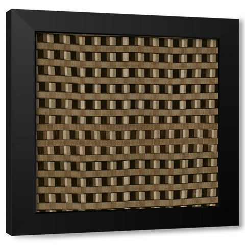 Raffia II Neutral Black Modern Wood Framed Art Print with Double Matting by Green, Nancy