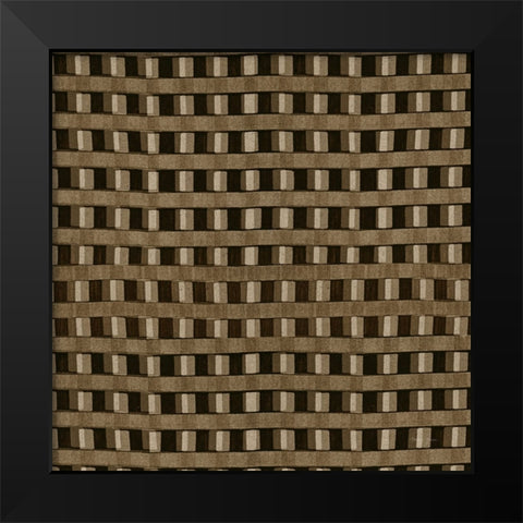 Raffia II Neutral Black Modern Wood Framed Art Print by Green, Nancy