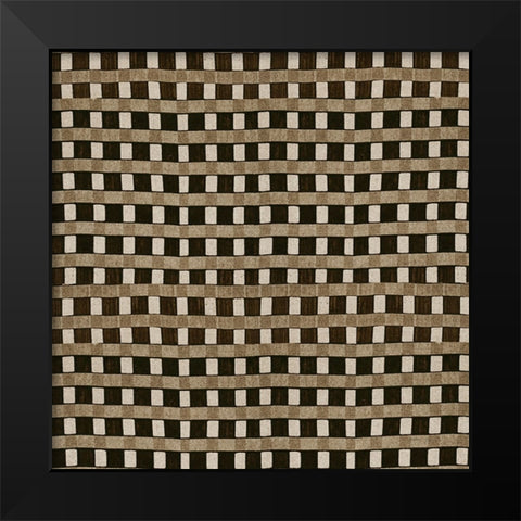 Raffia III Neutral Black Modern Wood Framed Art Print by Green, Nancy