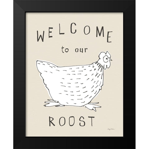Roost I Black Modern Wood Framed Art Print by Tillmon, Avery