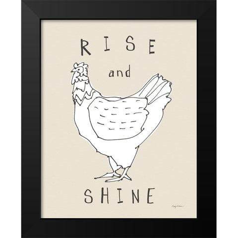 Roost II Black Modern Wood Framed Art Print by Tillmon, Avery