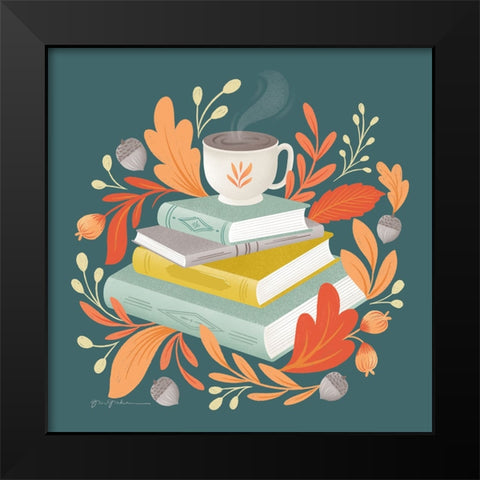 Sweater Weather V Black Modern Wood Framed Art Print by Graham, Gia