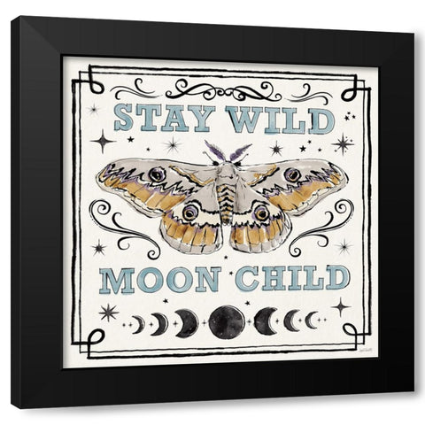 Mystic Moon V Black Modern Wood Framed Art Print with Double Matting by Tavoletti, Anne