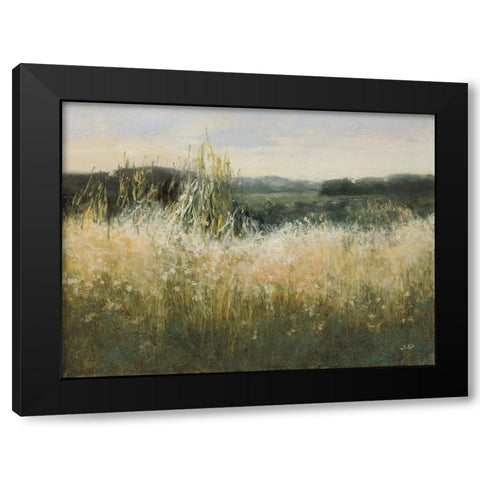 Field View Black Modern Wood Framed Art Print with Double Matting by Purinton, Julia